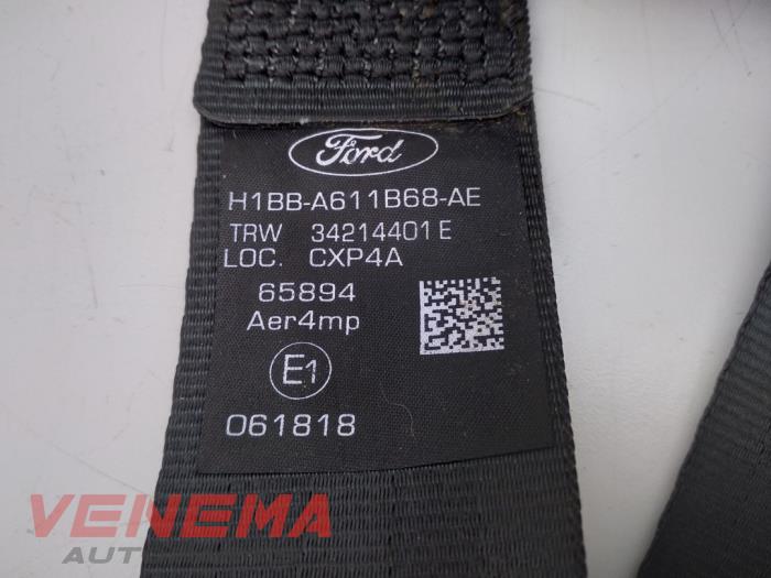 Pas bezpieczenstwa lewy tyl z Ford Fiesta 7 1.0 EcoBoost 12V 100 2017