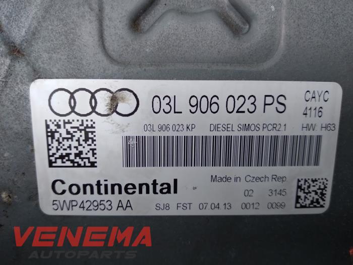 Ordinateur gestion moteur d'un Audi A1 Sportback (8XA/8XF) 1.6 TDI 16V 2014