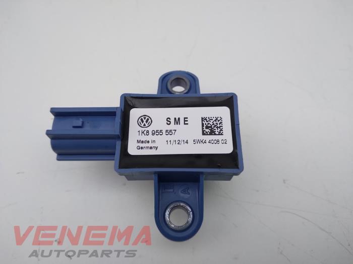 Gebrauchte Airbag Sensor Volkswagen Scirocco (137/13AD) 1.4 TSI 122 16V Preis € 9,99 Margenregelung angeboten von Venema Autoparts