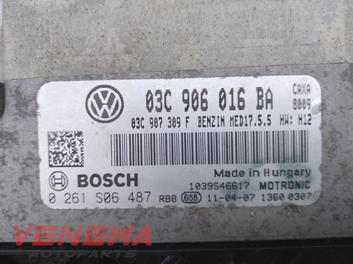Calculateur moteur d'un Volkswagen Scirocco (137/13AD) 1.4 TSI 122 16V 2012