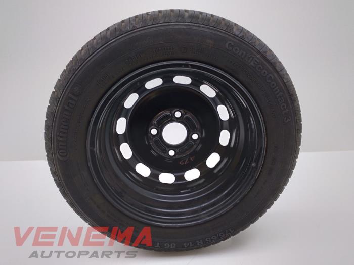 Roue de secours Ford Fiesta 7 1.1 TiVCT 12V 85 H1BC1015AA Acier / Tôle CONTINENTAL