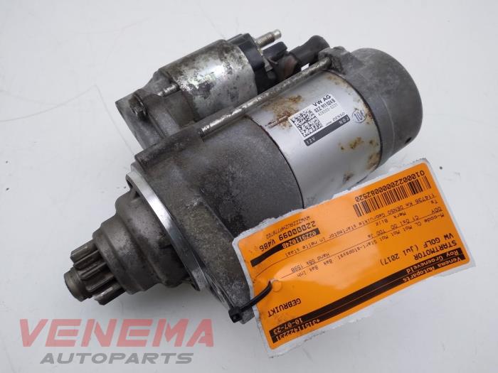 Used Starter Volkswagen Golf VII Variant (AUVV) 1.6 TDI BMT 16V Price € 9,99 Margin scheme offered by Venema Autoparts