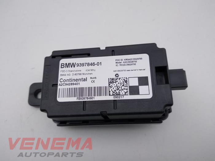 Używane Modul keyless vehicle BMW 1 serie (F20) 116d 1.5 12V TwinPower Cena € 14,99 Procedura marży oferowane przez Venema Autoparts