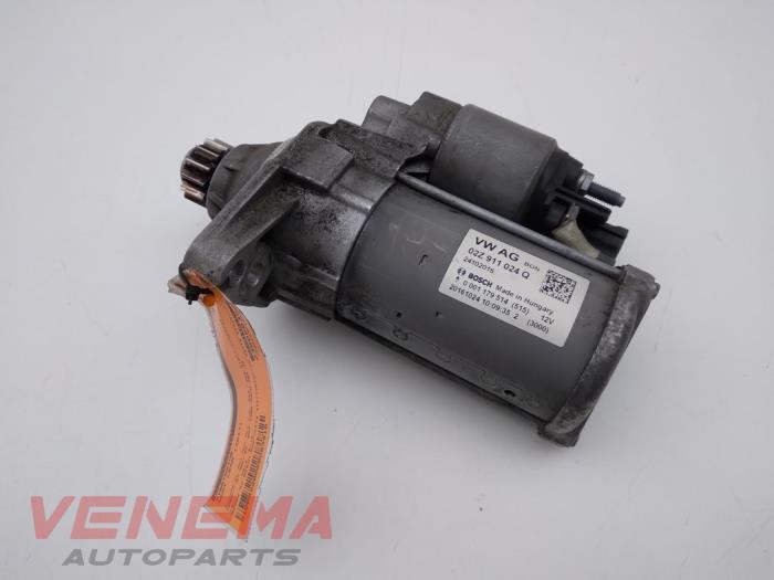 Usagé Démarreur Seat Leon ST (5FF) 1.4 TSI EcoFuel 16V Prix € 14,99 Règlement à la marge proposé par Venema Autoparts