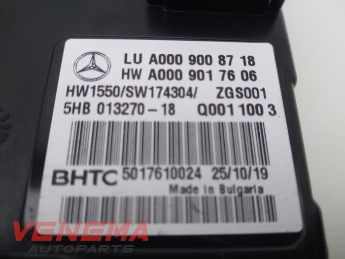 Ordinateur chauffage d'un Mercedes-Benz E Estate (S213) E-300de 2.0 Turbo 16V 2020