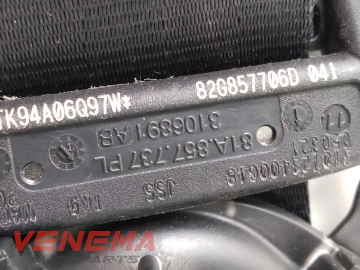 Cinturón de seguridad derecha delante de un Audi A1 Sportback (GBA) 1.0 25 TFSI 12V 2022