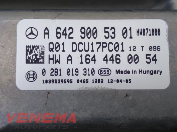 Modul EGR z Mercedes-Benz ML III (166) 3.0 ML-350 BlueTEC V6 24V 4-Matic 2014