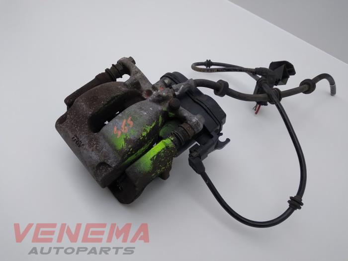 Rear brake calliper, left from a Mercedes-Benz ML III (166) 3.0 ML-350 BlueTEC V6 24V 4-Matic 2014