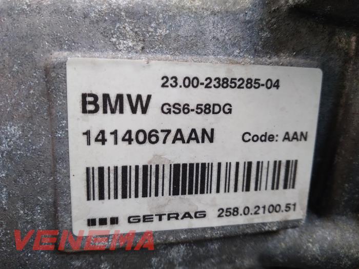 Boîte de vitesse d'un BMW 2 serie Gran Tourer (F46) 214d 1.5 TwinPower Turbo 12V 2017