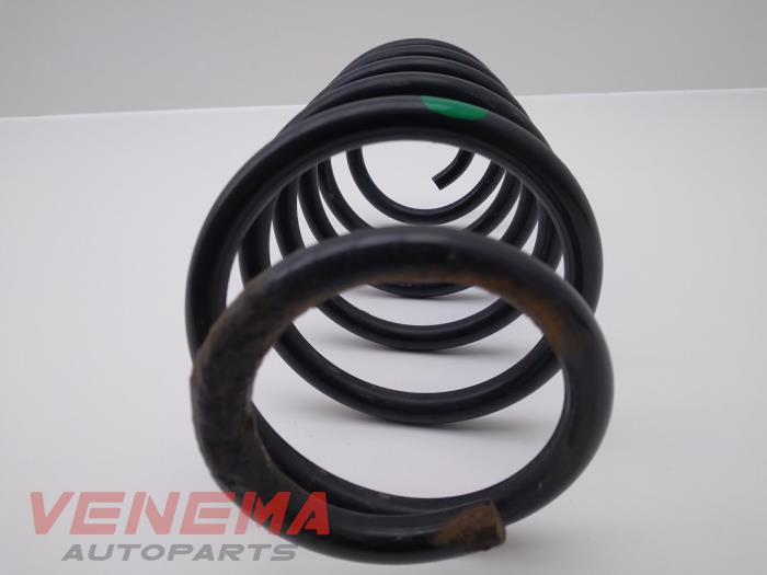 Rear coil spring from a Peugeot 107 1.0 12V 2012