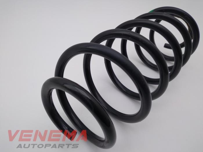 Rear coil spring from a Peugeot 107 1.0 12V 2012