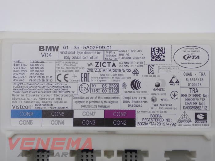 Sterownik Body Control z BMW 1 serie (F40) 118i 1.5 TwinPower 12V 2021