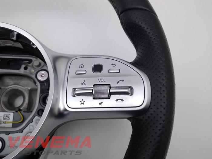 Steering wheel from a Mercedes-Benz C (C205) C-300 2.0 Turbo 16V 2019