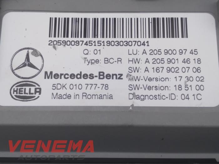 Ordinateur contrôle fonctionnel d'un Mercedes-Benz C (C205) C-300 2.0 Turbo 16V 2019
