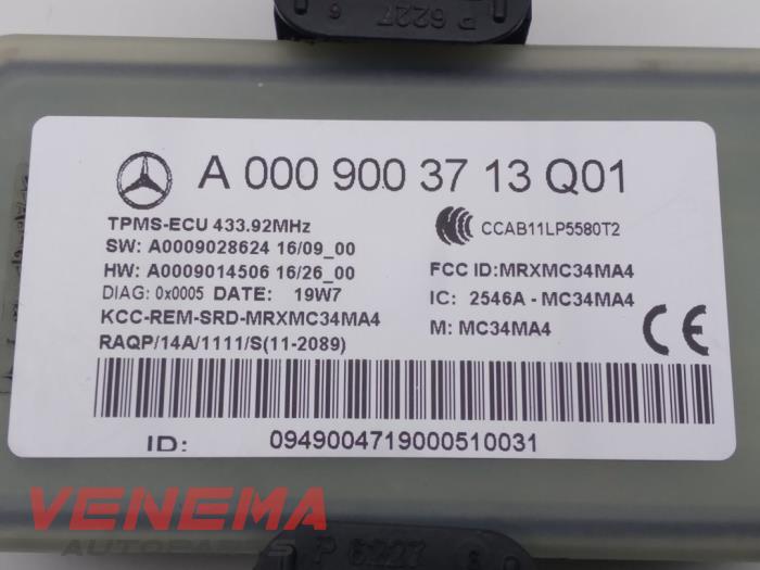 Modul cisnienia opon z Mercedes-Benz C (C205) C-300 2.0 Turbo 16V 2019