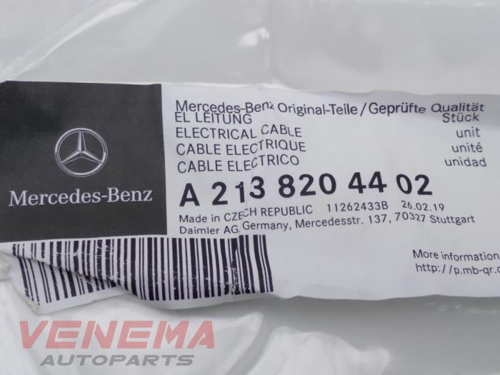 Kabel (rózne) z Mercedes-Benz C (C205) C-300 2.0 Turbo 16V 2019
