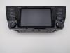 Display Multi Media control unit from a Skoda Fabia III (NJ3), 2014 / 2021 1.2 TSI 16V, Hatchback, 4-dr, Petrol, 1,197cc, 66kW (90pk), FWD, CJZC, 2014-08 / 2021-06 2017