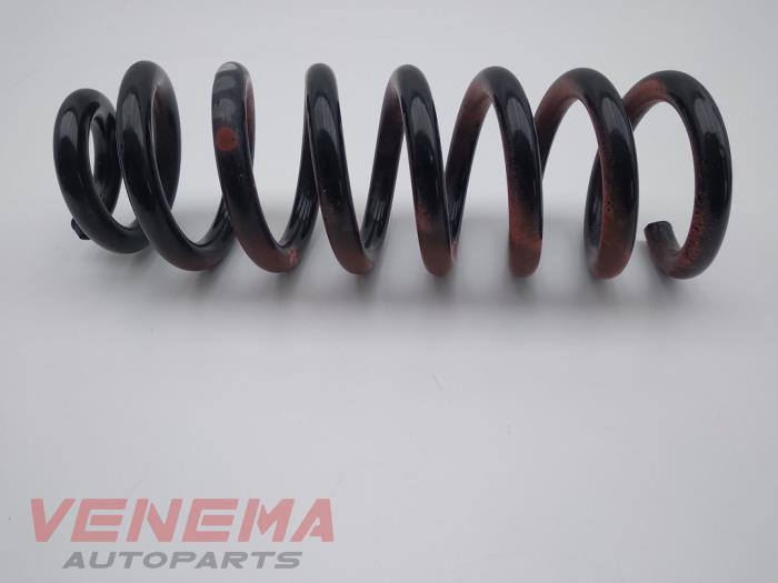 Rear coil spring from a Mercedes-Benz C (C205) C-300 2.0 Turbo 16V 2019