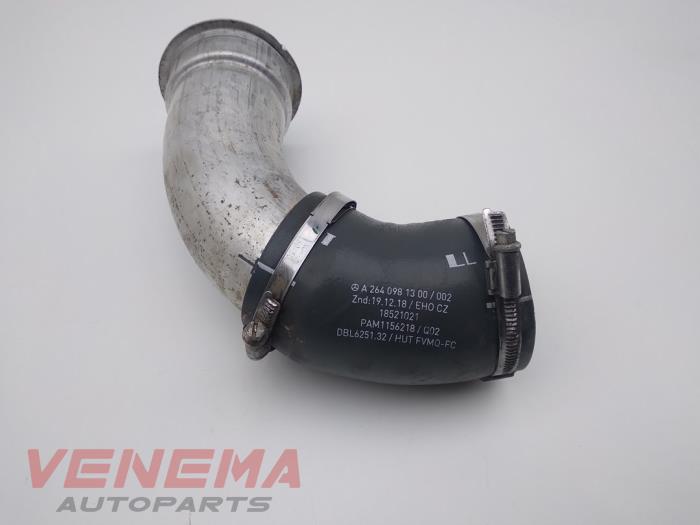Turbo hose from a Mercedes-Benz C (C205) C-300 2.0 Turbo 16V 2019