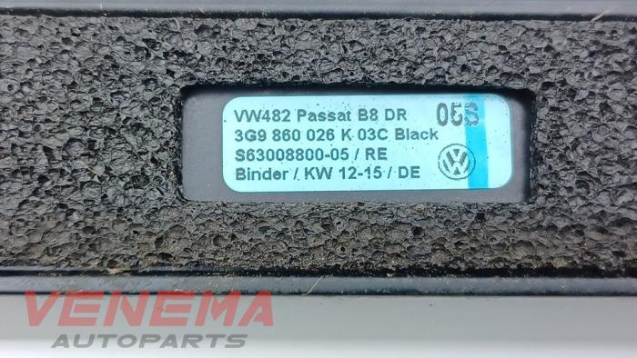 Riel de techo derecha de un Volkswagen Passat Variant (3G5) 1.6 TDI 16V 2016