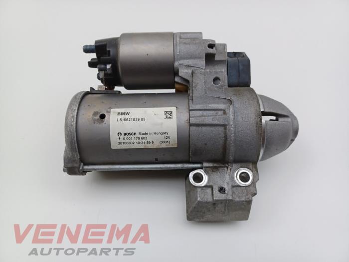 Begagnade Startmotor BMW 1 serie (F20) 118i 1.5 TwinPower 12V Pris € 14,99 Marginaltabell erbjuds av Venema Autoparts