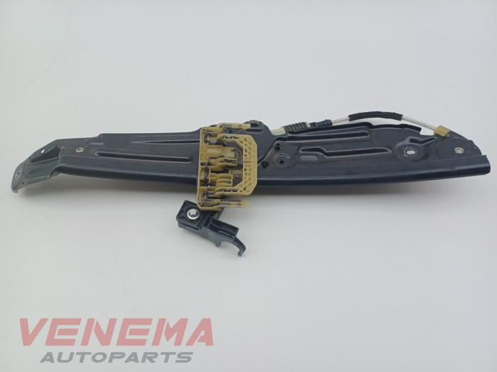 Door window regulator with motor