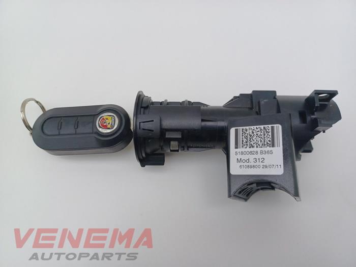 Ignition lock + key Fiat 500 Abarth - 51800628 - Venema Autoparts