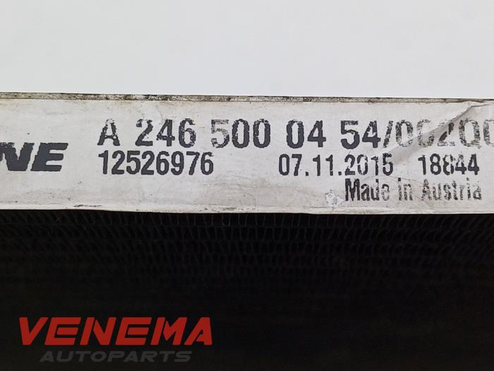 Klima Kondensor van een Mercedes-Benz A (W176) 2.2 A-200 CDI, A-200d 16V 2016