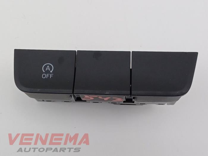 Używane Przelacznik Start/Stop Skoda Fabia III Combi (NJ5) 1.0 TSI 12V Cena € 14,99 Procedura marży oferowane przez Venema Autoparts