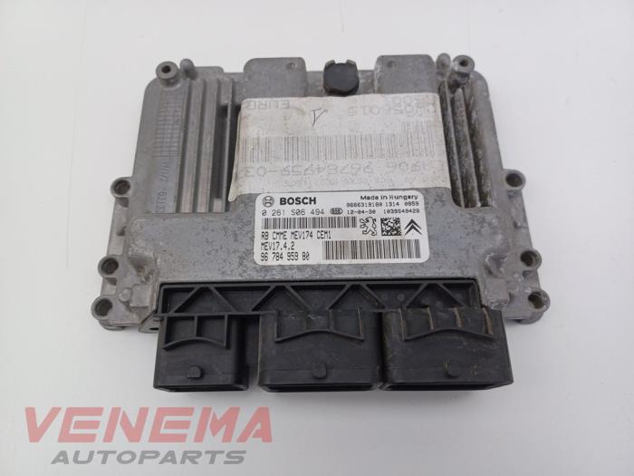Used Engine management computer Peugeot 208 I (CA/CC/CK/CL) 1.4 16V Price € 199,99 Margin scheme offered by Venema Autoparts