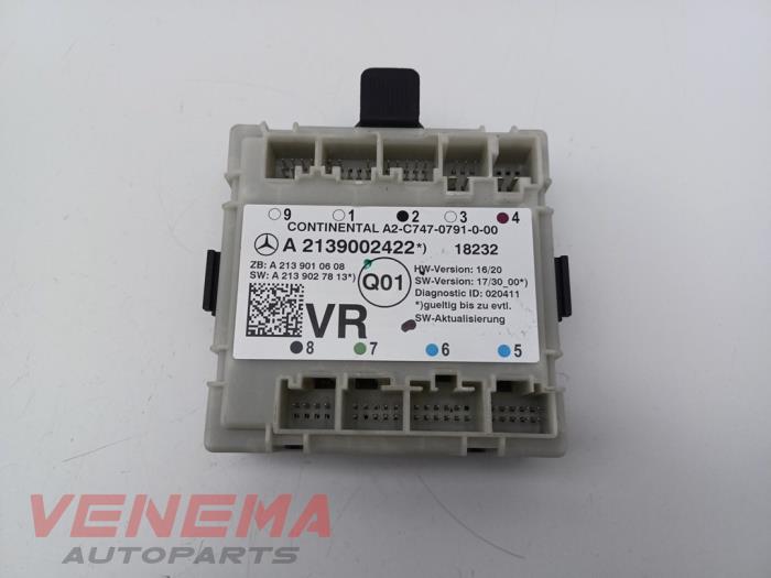 Używane Modul centralnego zamka Mercedes C (W205) C-200d 1.6 Turbo 16V Cena € 18,99 Procedura marży oferowane przez Venema Autoparts