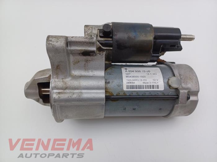 Used Starter Mercedes C (W205) C-200d 1.6 Turbo 16V Price € 74,99 Margin scheme offered by Venema Autoparts