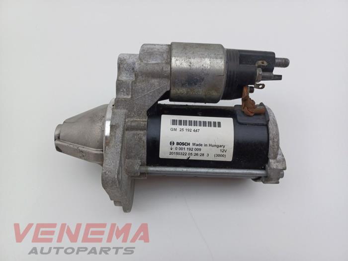 Begagnade Startmotor Opel Corsa E 1.2 16V Pris € 9,99 Marginaltabell erbjuds av Venema Autoparts
