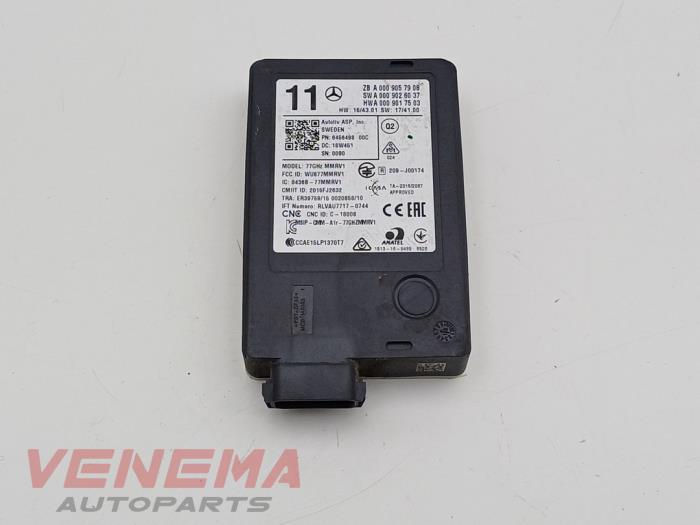 Begagnade Radarsensor Mercedes E (C238) E-300 2.0 Turbo 16V Pris € 249,99 Marginaltabell erbjuds av Venema Autoparts