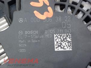 Dynamo van een Mercedes-Benz A (W176) 1.5 A-180 CDI, A-180d 16V 2015