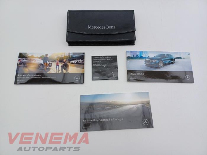 Używane Instrukcja Mercedes E Estate (S213) E-220d 2.0 Turbo 16V Cena € 29,99 Procedura marży oferowane przez Venema Autoparts