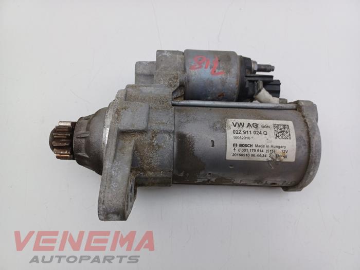 Usagé Démarreur Volkswagen Golf VII Variant (AUVV) 1.4 TGI 16V Prix € 14,99 Règlement à la marge proposé par Venema Autoparts