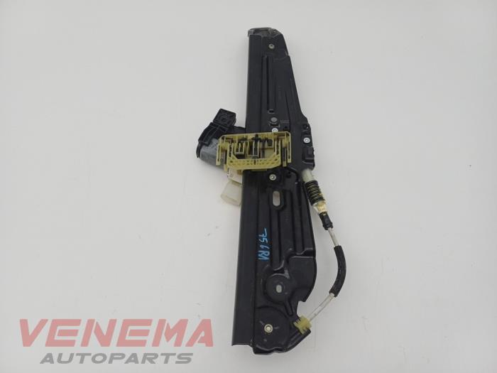 Door window regulator with motor
