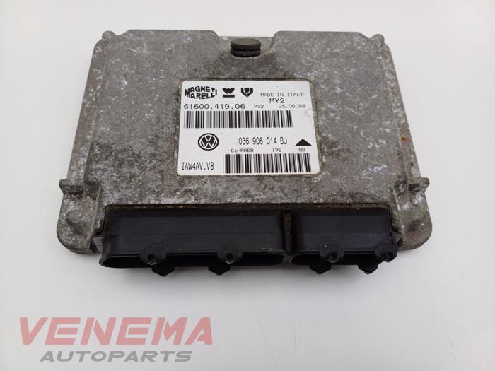 Used Engine management computer Volkswagen Lupo (6X1) 1.4 16V 75 Price € 49,99 Margin scheme offered by Venema Autoparts