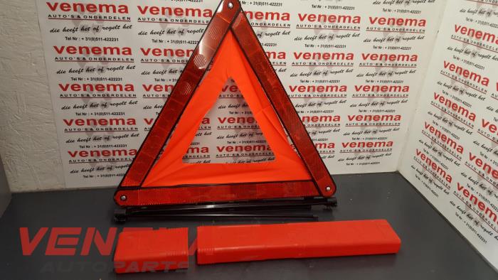 Warning triangle, sign