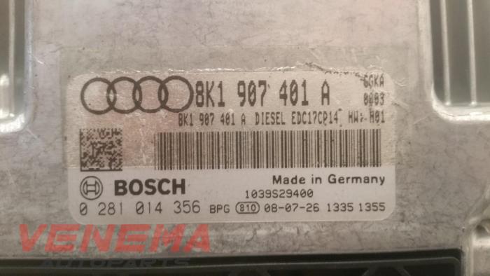 Steuergerät Motormanagement van een Audi A5 (8T3) 2.7 TDI V6 24V 2009