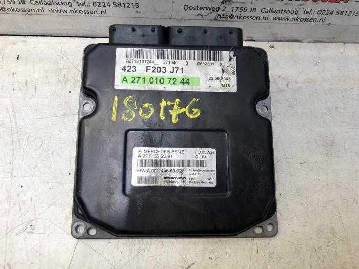 Used Engine management computer Mercedes C-Klasse Price on request offered by N Kossen Autorecycling BV