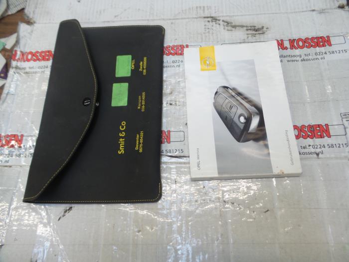 Używane Instrukcja Opel Meriva (A) 1.4 16V Twinport Cena na żądanie oferowane przez N Kossen Autorecycling BV