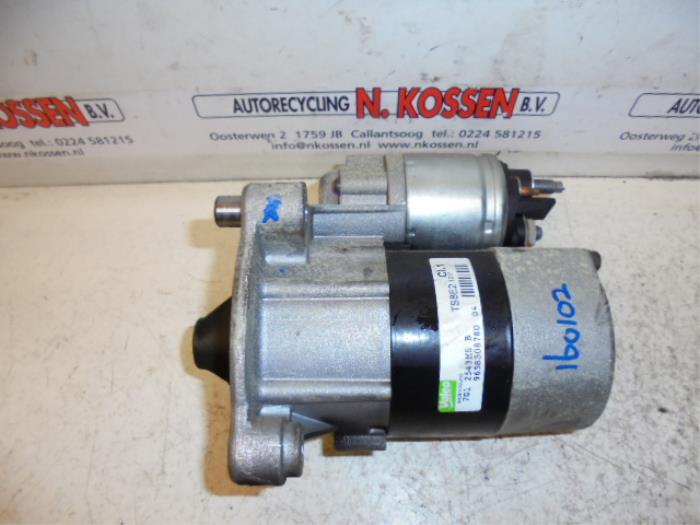 Used Starter Peugeot 206+ (2L/M) 1.4 XS Price on request offered by N Kossen Autorecycling BV