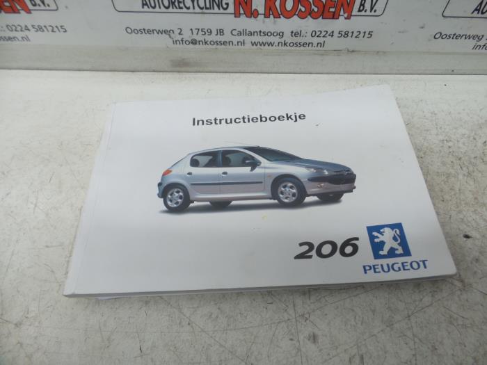 Instrukcja z Peugeot 206 (2A/C/H/J/S) 1.6 16V 2001