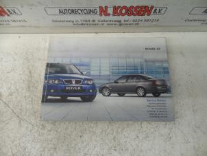 Używane Instrukcja Rover 45 2.0 iDT Cena na żądanie oferowane przez N Kossen Autorecycling BV