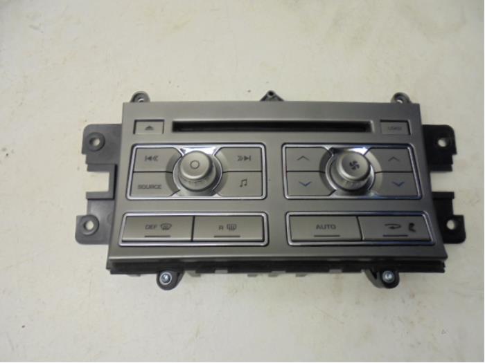 Air conditioning control panel from a Jaguar XF 2010