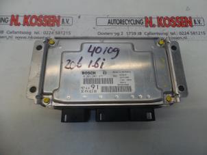 Used Engine management computer Peugeot 206 (2A/C/H/J/S) 1.6 16V Price on request offered by N Kossen Autorecycling BV