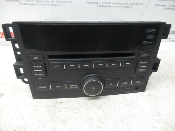 Radio CD Spieler van een Chevrolet Aveo 2011