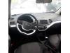 Kia Picanto (TA) 1.0 12V Juego y módulo de airbag